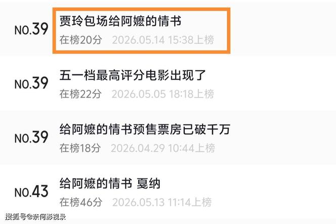 给阿嬷的情书盈利了吗截图3