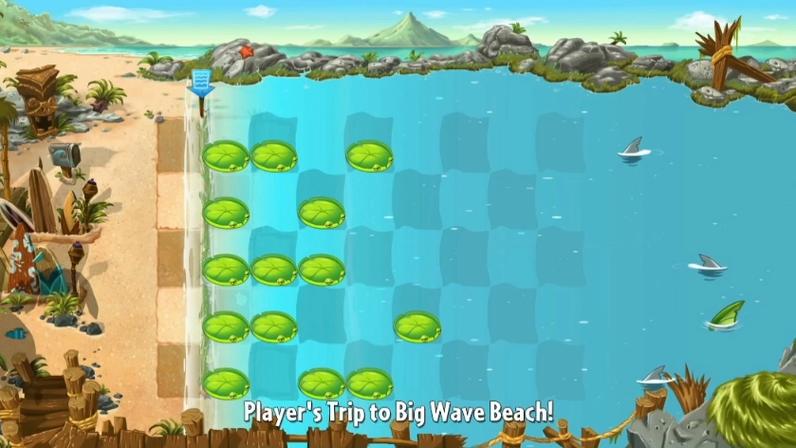 pvz2巨浪沙滩迷宫截图2