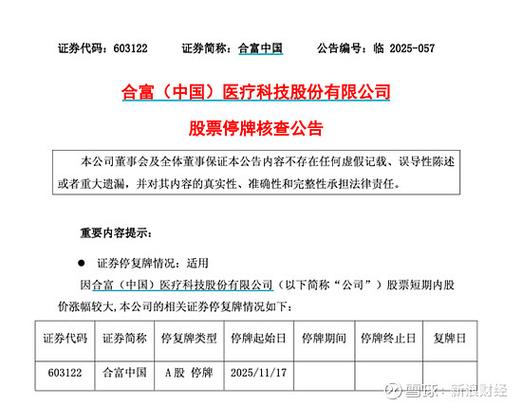 明天山子停牌公告最新