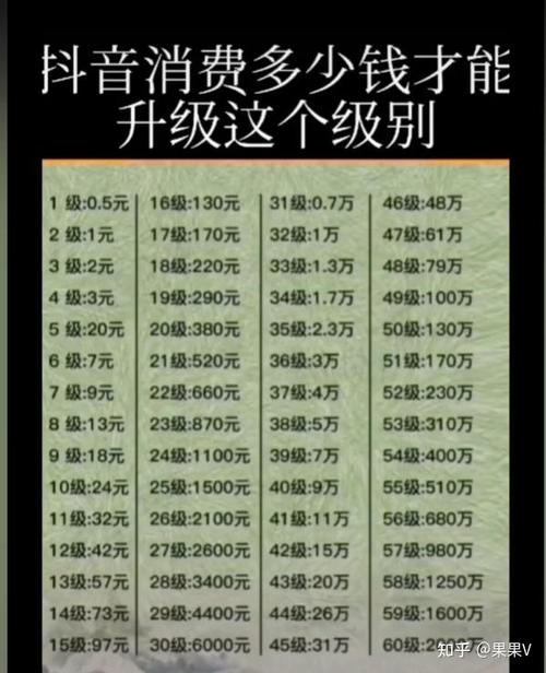 抖音43等级要多少钱一个