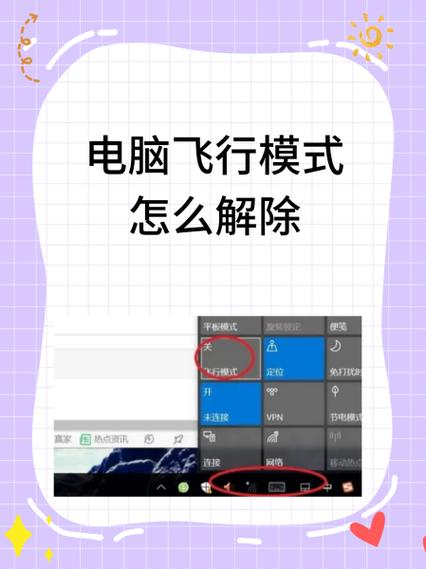 台式电脑出现飞行模式怎么取消