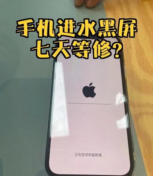 手机进水黑屏还能修吗