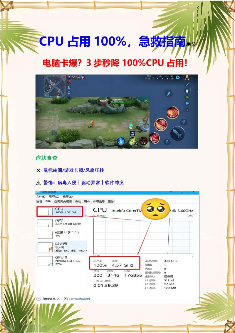 玩游戏cpu占用率100%怎么解决