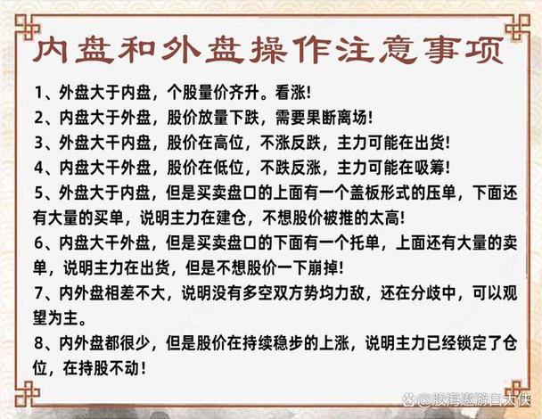 内盘外盘顺口溜