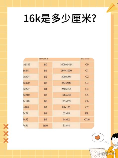 16k纸尺寸大小