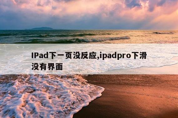ipadpro触屏无反应是怎么回事