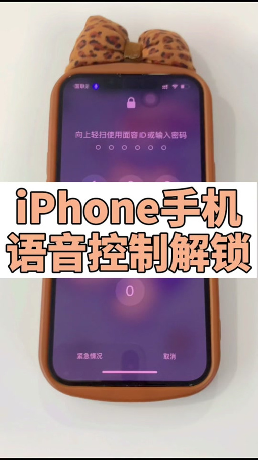 苹果一直报语音不能解锁
