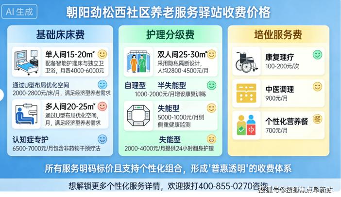 社区养老服务中心收费标准