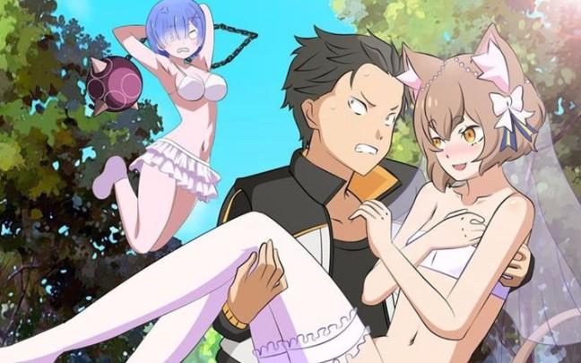 女装大佬和男装大佬的漫画
