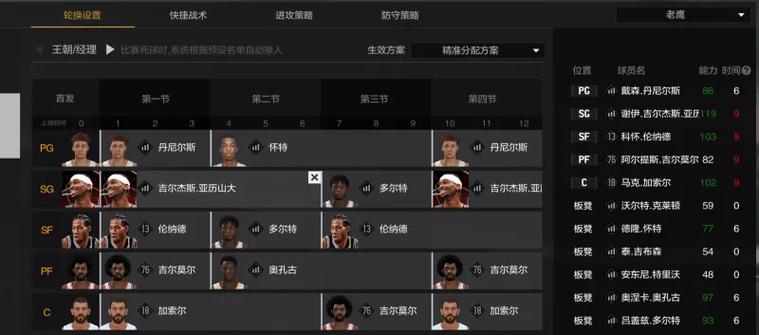 nba2kol2平民最强阵容推荐 nba2kol2平民最强阵容推荐