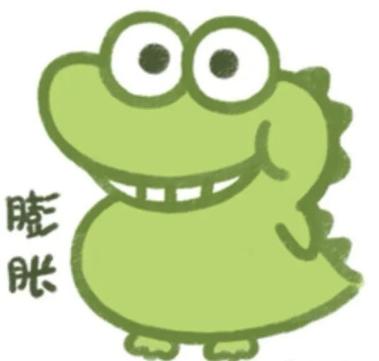 最近很火的小恐龙表情包