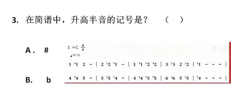 简谱音乐符号