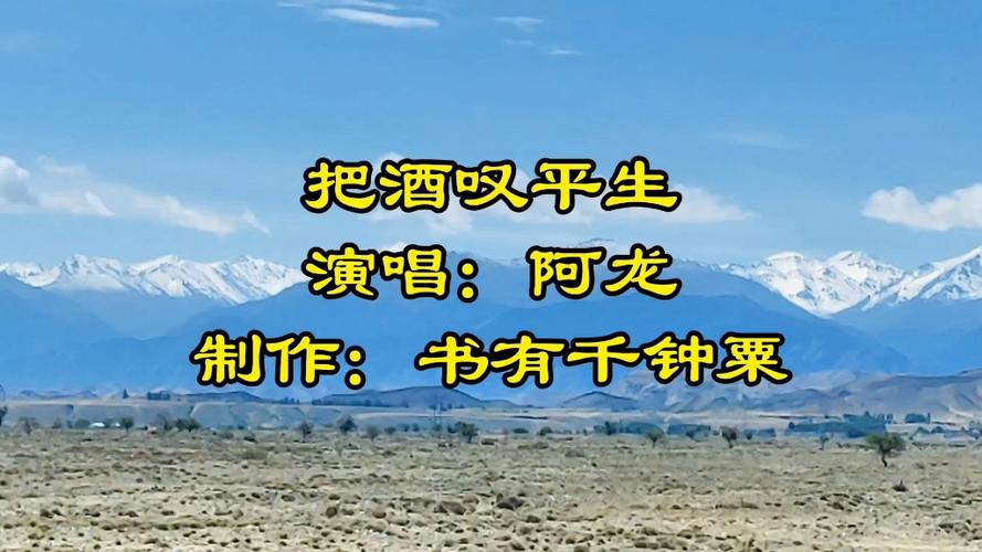 《把酒叹平生》