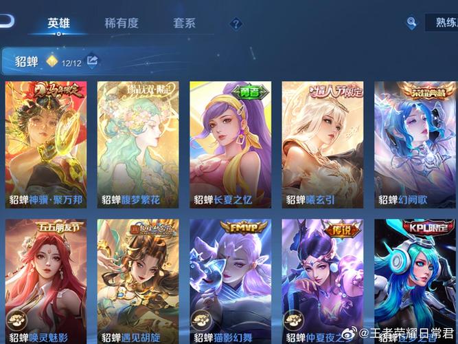 王者荣耀看皮肤数量如何查看