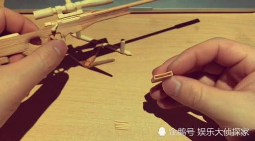 怎么用筷子做狙击枪