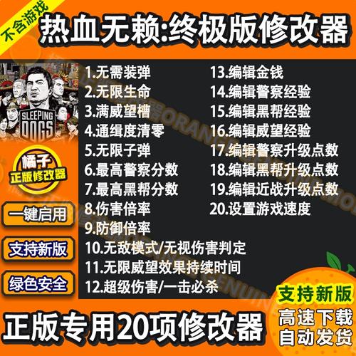 热血无赖修改器教程截图2