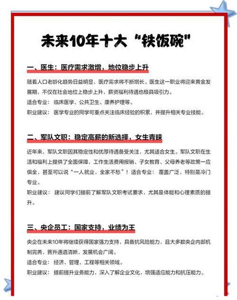 10大铁饭碗排名