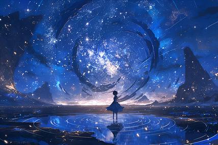 女人用仰望星空暗示什么