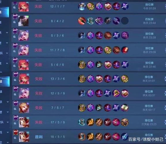 王者排位连输10把以上截图1
