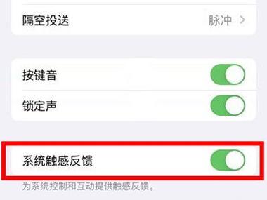 苹果输入法震动反馈