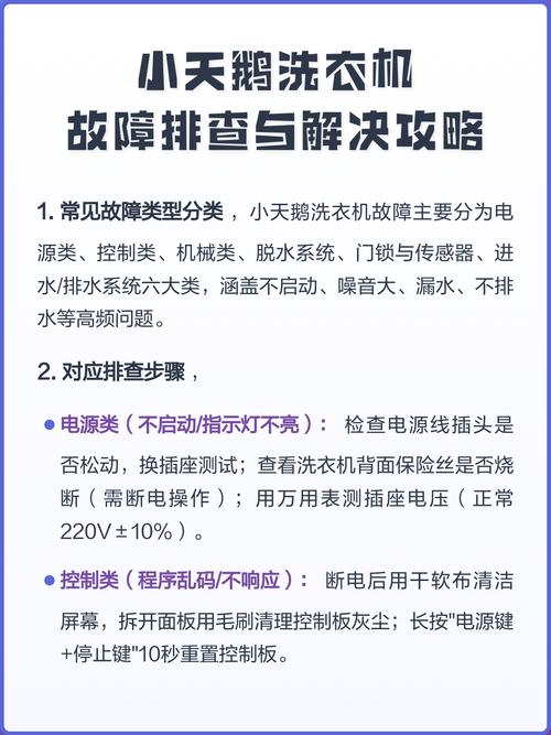 小天鹅洗衣机四个灯一直闪
