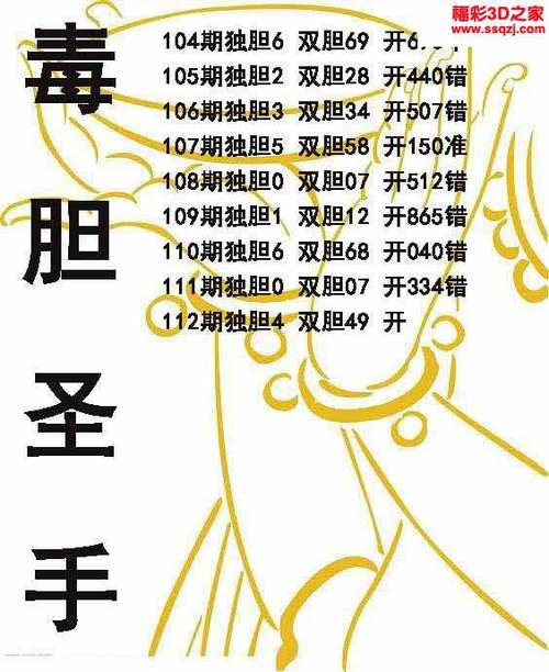 3D毒胆真准