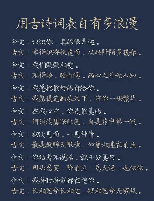表白诗句藏头诗