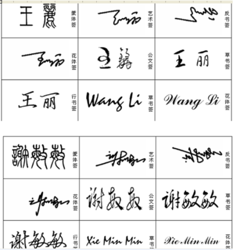 个性签名