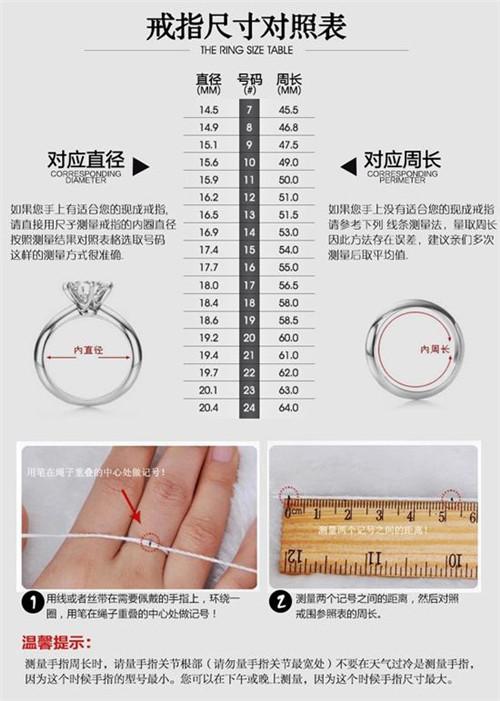指环测量方法