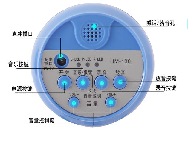 扩音器喇叭怎么用