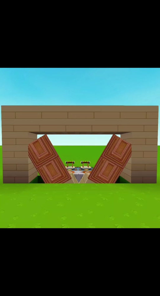 迷你世界门怎么制作