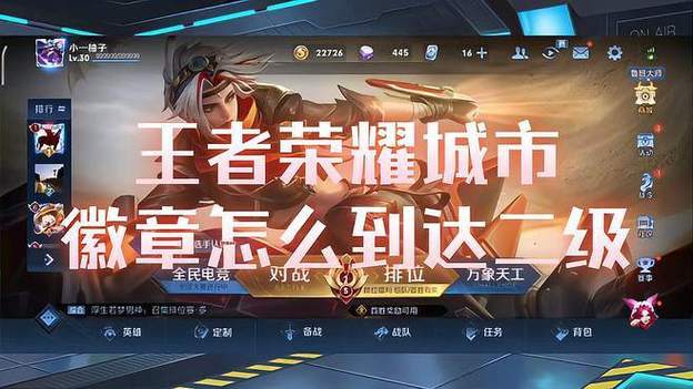 王者荣耀城市徽章在哪里看截图3