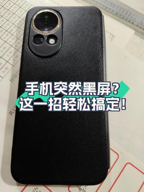 手机一冻就黑屏是怎么回事
