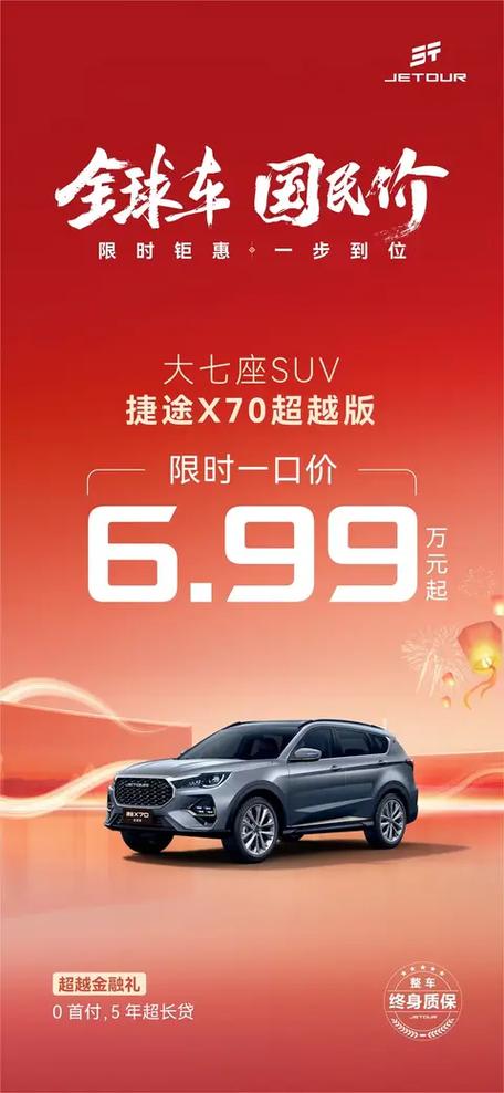 捷途x70落地价多少钱