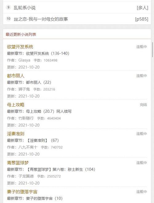 第一主板网小说