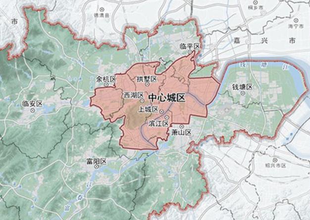 杭州城区地图