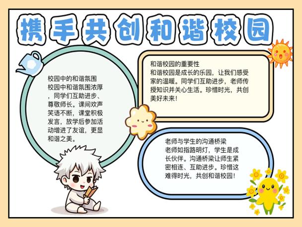 和谐手抄报内容 和谐手抄报内容