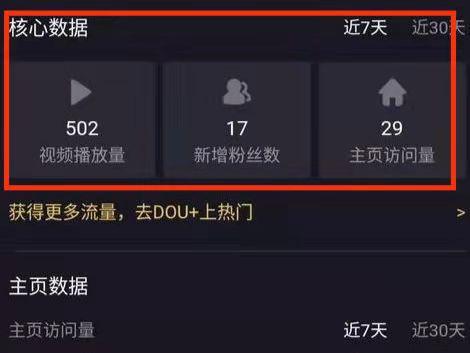 抖音一人可见有8次播放量截图3