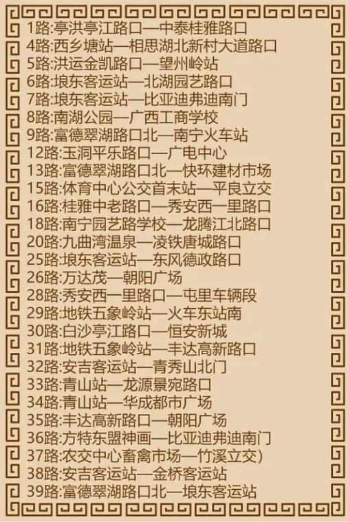 南宁有几家公交公司