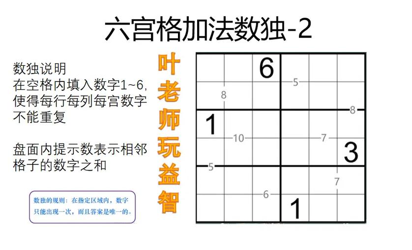 6宫数独竞赛题
