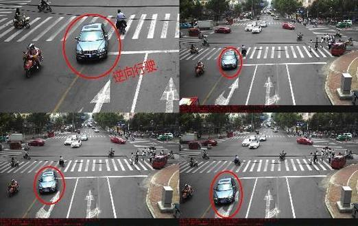 交警拦车逆行逃跑