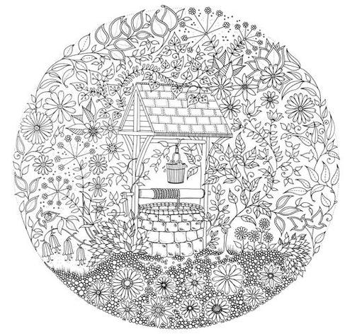 秘密花园涂色本全集
