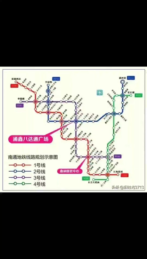 江苏南通地铁线路图