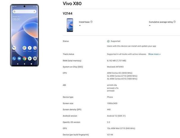 vivox80参数配置详情