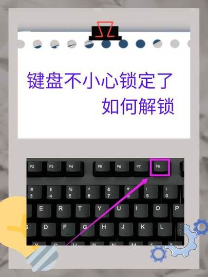 键盘lock在哪
