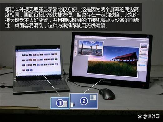 笔记本外接显示器卡顿解决办法