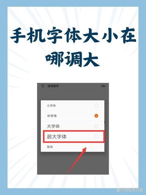 调大字体