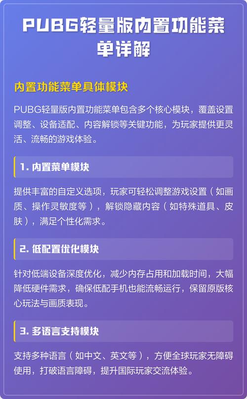 绝地求生轻量版内置菜单下载安装截图2