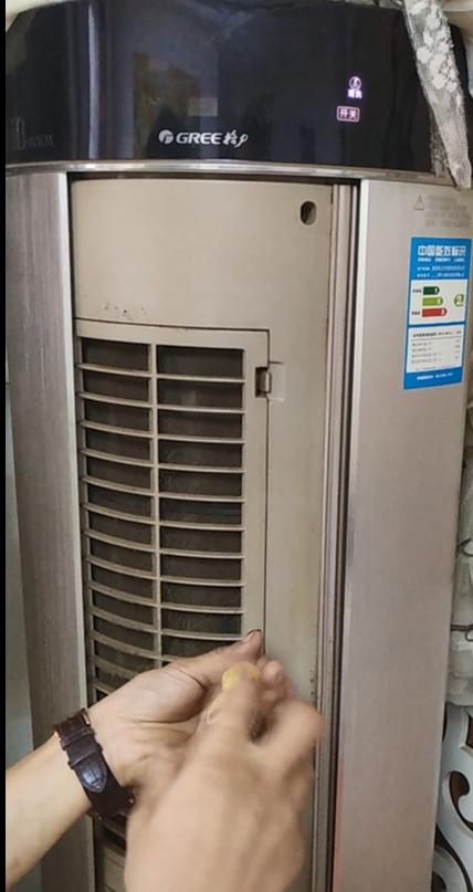 格力圆柱滤网拆卸图解