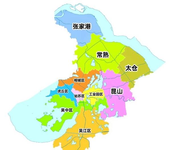江苏省苏州地图